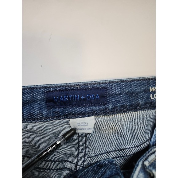 Martin + Osa denim jeans Size 27 Long - Picture 3 of 10